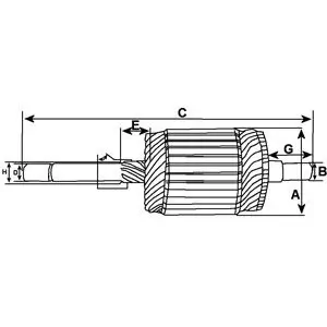 Anker, Starter 12 V HC-Cargo F032139593 Bild Anker, Starter 12 V HC-Cargo F032139593