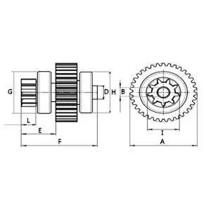 Lamellenkupplung, Starter HC-Cargo F032230857 Bild Lamellenkupplung, Starter HC-Cargo F032230857