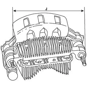 Gleichrichter, Generator HC-Cargo 139427 Bild Gleichrichter, Generator HC-Cargo 139427