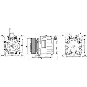 Kompressor, Klimaanlage 12 V HC-Cargo 241403 Bild Kompressor, Klimaanlage 12 V HC-Cargo 241403