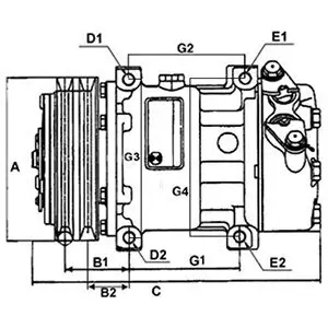 Kompressor, Klimaanlage 12 V HC-Cargo 240881 Bild Kompressor, Klimaanlage 12 V HC-Cargo 240881