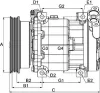 Kompressor, Klimaanlage 12 V HC-Cargo 240867 Bild Kompressor, Klimaanlage 12 V HC-Cargo 240867