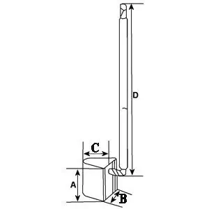 Kohlebürste, Starter 12 V HC-Cargo F032900277