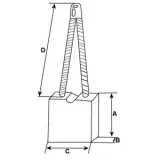 Kohlebürste, Starter 12 V HC-Cargo F032900272