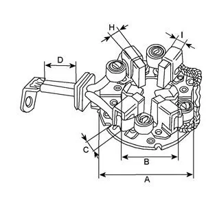 Halter, Kohlebürsten 12 V HC-Cargo 139224 Bild Halter, Kohlebürsten 12 V HC-Cargo 139224