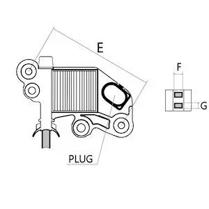 Generatorregler 14 V HC-Cargo F032335028 Bild Generatorregler 14 V HC-Cargo F032335028
