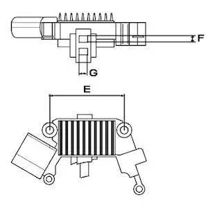Generatorregler 14 V HC-Cargo F032234612 Bild Generatorregler 14 V HC-Cargo F032234612