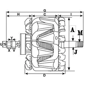 Läufer, Generator 14 V HC-Cargo 136674 Bild Läufer, Generator 14 V HC-Cargo 136674