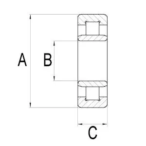 Schleifringlager, Generator HC-Cargo F032140515 Bild Schleifringlager, Generator HC-Cargo F032140515