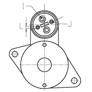 Starter 12 V 1,4 kW HC-Cargo 116720 Bild Starter 12 V 1,4 kW HC-Cargo 116720