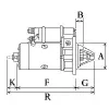 Starter 12 V 2,2 kW HC-Cargo 113451 Bild Starter 12 V 2,2 kW HC-Cargo 113451