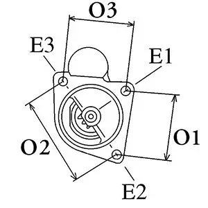 Starter 12 V 3,0 kW HC-Cargo 113654 Bild Starter 12 V 3,0 kW HC-Cargo 113654