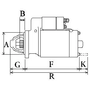 Starter 24 V 4,0 kW HC-Cargo 114001 Bild Starter 24 V 4,0 kW HC-Cargo 114001