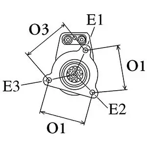 Starter 12 V 0,8 kW HC-Cargo 111102 Bild Starter 12 V 0,8 kW HC-Cargo 111102