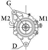 Starter 12 V 0,85 kW HC-Cargo F032110155