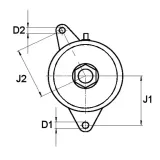 Starter 12 V 0,85 kW HC-Cargo F032110808