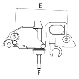 Generatorregler 14 V HC-Cargo F 032 330 846