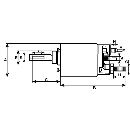 Magnetschalter, Starter 12 V HC-Cargo F 032 236 626 Bild Magnetschalter, Starter 12 V HC-Cargo F 032 236 626