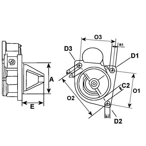 Stator, Generator HC-Cargo F 032 330 685 Bild Stator, Generator HC-Cargo F 032 330 685