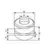 Buchse, Starterwelle HC-Cargo F 032 133 409 Bild Buchse, Starterwelle HC-Cargo F 032 133 409