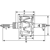 Läufer, Generator 14 V HC-Cargo F 032 136 674