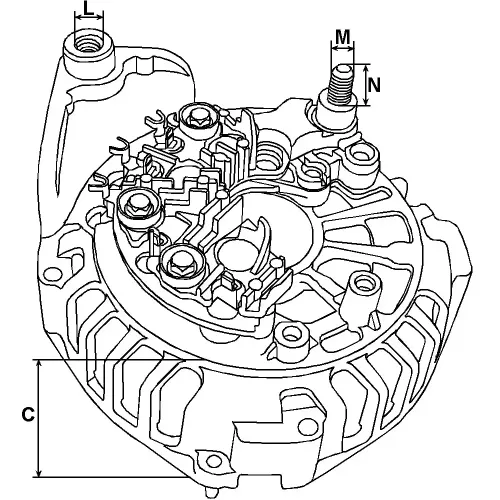 Starter 12 V 3,0 kW HC-Cargo F032114098 Bild Starter 12 V 3,0 kW HC-Cargo F032114098