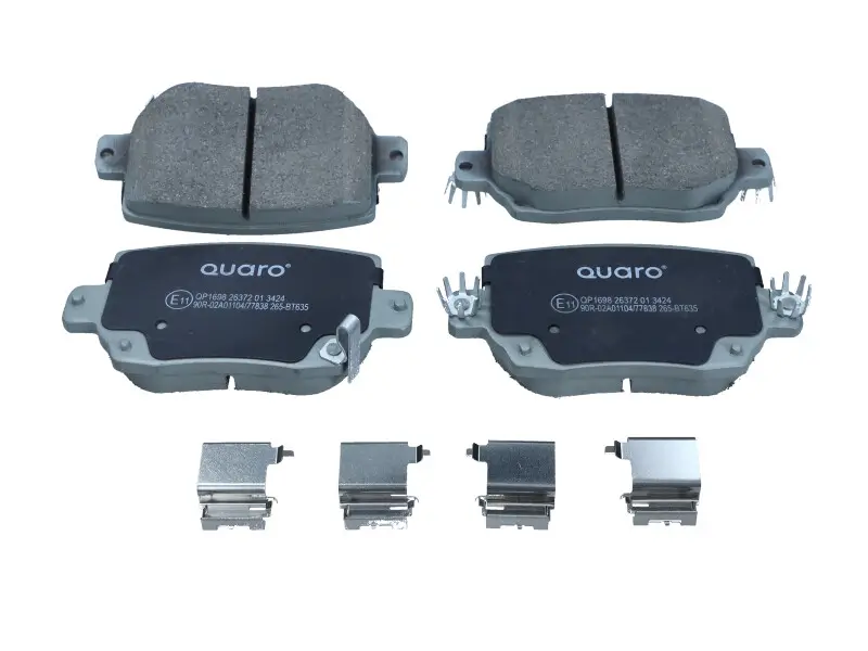 Bremsbelagsatz, Scheibenbremse Hinterachse QUARO QP1698
