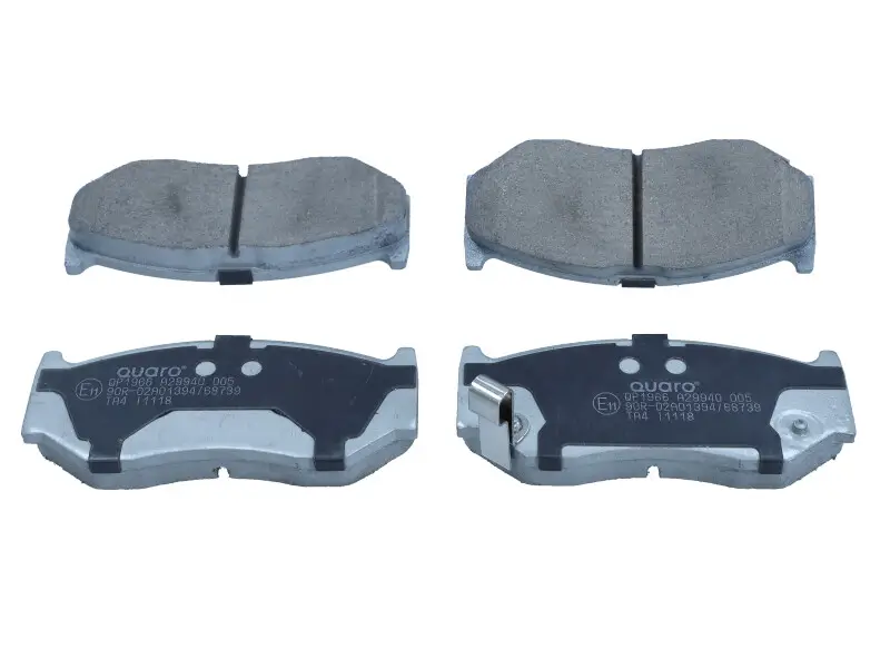 Bremsbelagsatz, Scheibenbremse Vorderachse QUARO QP1966