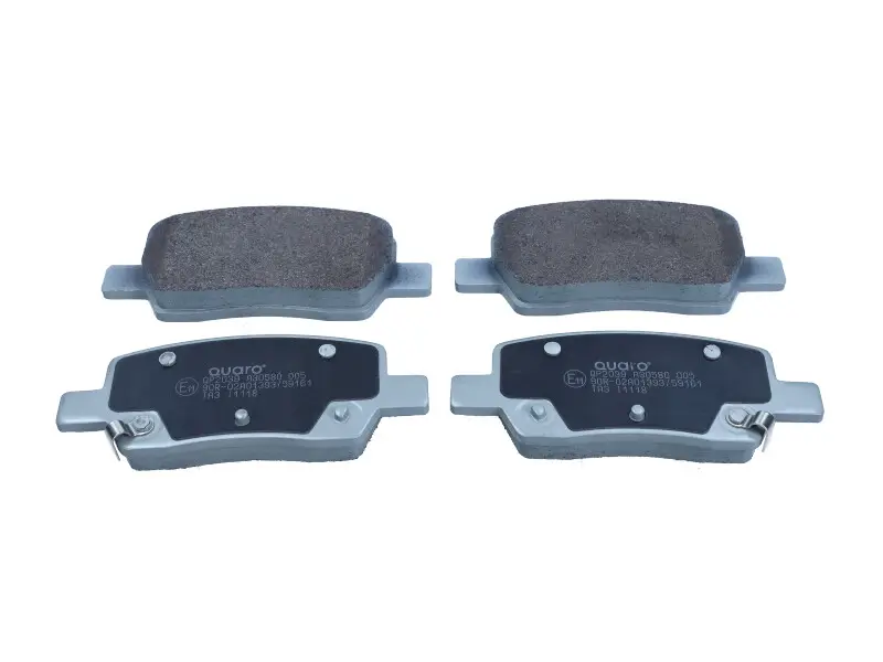 Bremsbelagsatz, Scheibenbremse Hinterachse QUARO QP2039