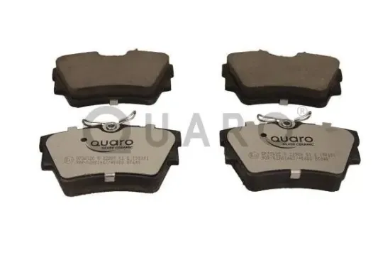 Bremsbelagsatz, Scheibenbremse Hinterachse QUARO QP3612C Bild Bremsbelagsatz, Scheibenbremse Hinterachse QUARO QP3612C