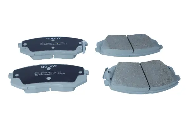 Bremsbelagsatz, Scheibenbremse Vorderachse QUARO QP0096