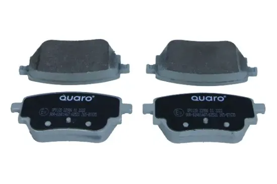 Bremsbelagsatz, Scheibenbremse Hinterachse QUARO QP0128 Bild Bremsbelagsatz, Scheibenbremse Hinterachse QUARO QP0128