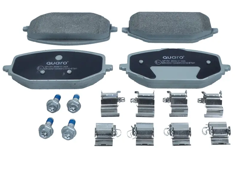 Bremsbelagsatz, Scheibenbremse Vorderachse QUARO QP1751