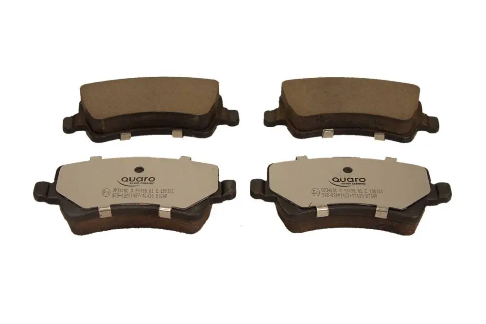 Bremsbelagsatz, Scheibenbremse Hinterachse QUARO QP3408C