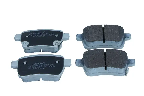 Bremsbelagsatz, Scheibenbremse Hinterachse QUARO QP3781