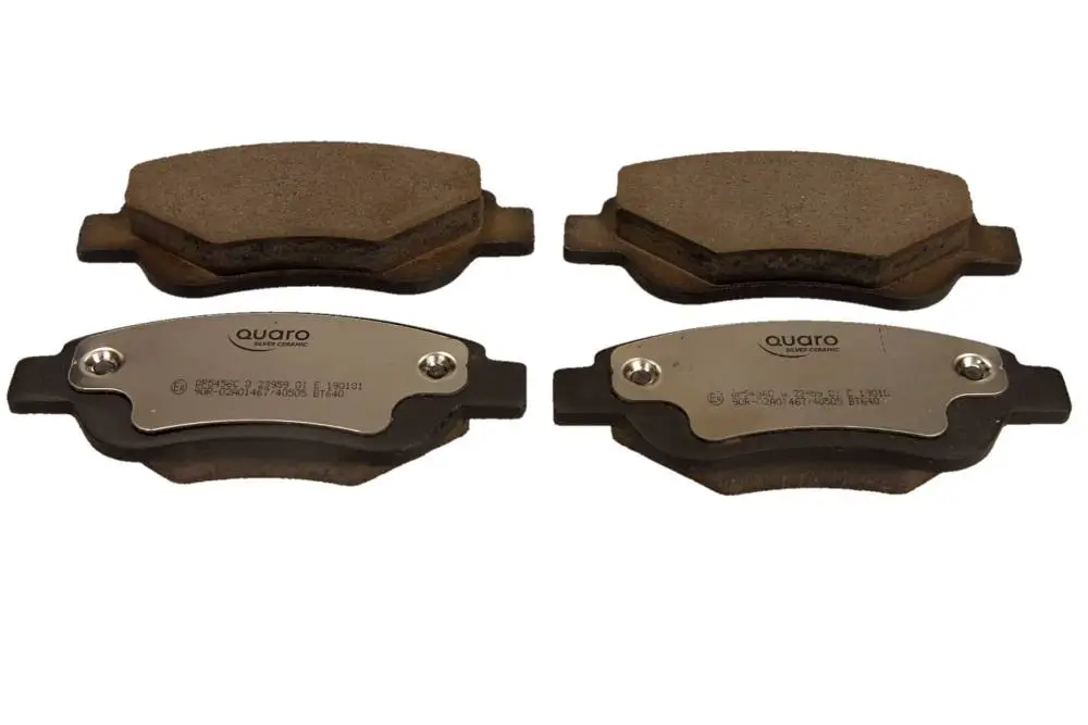 Bremsbelagsatz, Scheibenbremse Vorderachse QUARO QP5456C