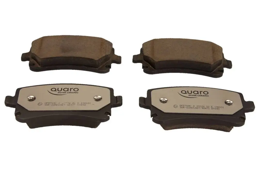 Bremsbelagsatz, Scheibenbremse Hinterachse QUARO QP5769C