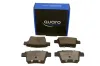 Bremsbelagsatz, Scheibenbremse Hinterachse QUARO QP6121C Bild Bremsbelagsatz, Scheibenbremse Hinterachse QUARO QP6121C
