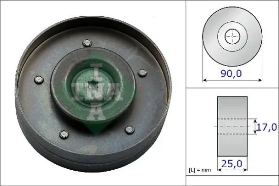 Umlenk-/Führungsrolle, Keilrippenriemen WILMINK GROUP WG1253139 Bild Umlenk-/Führungsrolle, Keilrippenriemen WILMINK GROUP WG1253139