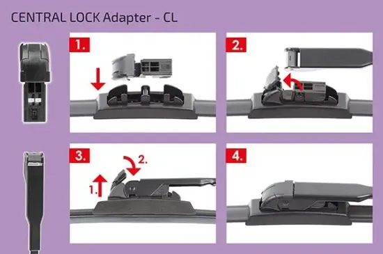 Adapter, Wischblatt HEYNER 300730 Bild Adapter, Wischblatt HEYNER 300730
