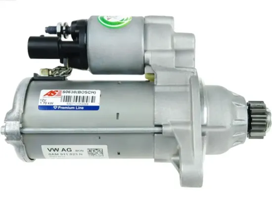 Starter 12 V 1,7 kW AS-PL S0638(BOSCH) Bild Starter 12 V 1,7 kW AS-PL S0638(BOSCH)