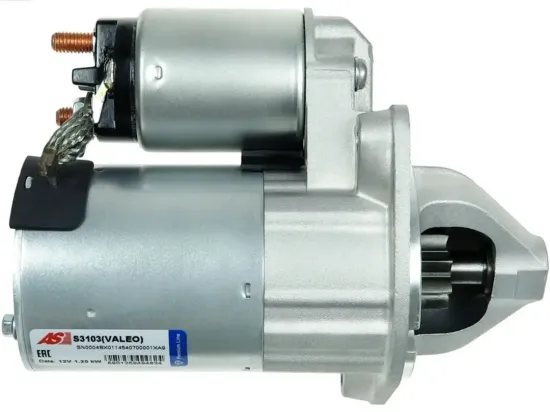 Starter 12 V 1,2 kW AS-PL S3103(VALEO) Bild Starter 12 V 1,2 kW AS-PL S3103(VALEO)