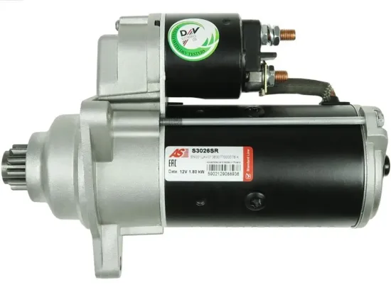 Starter 12 V 1,8 kW AS-PL S3026SR Bild Starter 12 V 1,8 kW AS-PL S3026SR