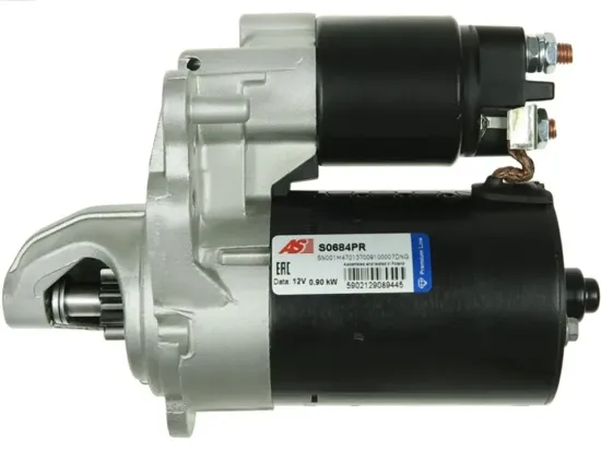 Starter 12 V 0,9 kW AS-PL S0684PR Bild Starter 12 V 0,9 kW AS-PL S0684PR