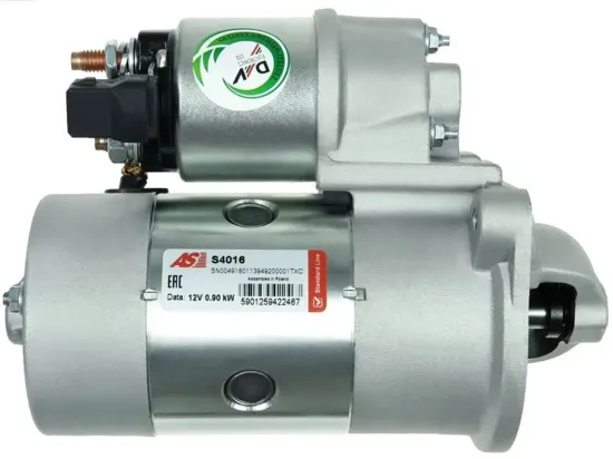 Starter 12 V 0,9 kW AS-PL S4016 Bild Starter 12 V 0,9 kW AS-PL S4016