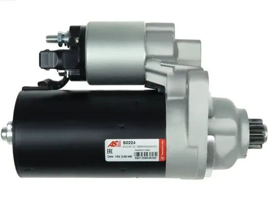 Starter 12 V 2 kW AS-PL S0224 Bild Starter 12 V 2 kW AS-PL S0224