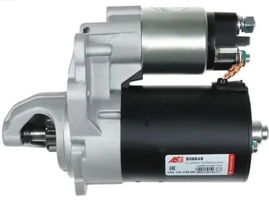 Starter 12 V 0,9 kW AS-PL S0684S Bild Starter 12 V 0,9 kW AS-PL S0684S