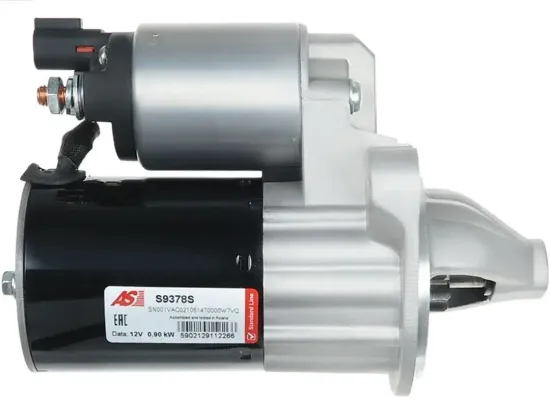 Starter 12 V 0,9 kW AS-PL S9378S Bild Starter 12 V 0,9 kW AS-PL S9378S