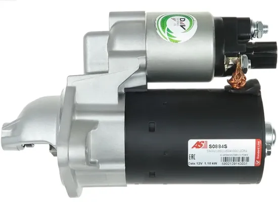 Starter 12 V 1,1 kW AS-PL S0884S Bild Starter 12 V 1,1 kW AS-PL S0884S