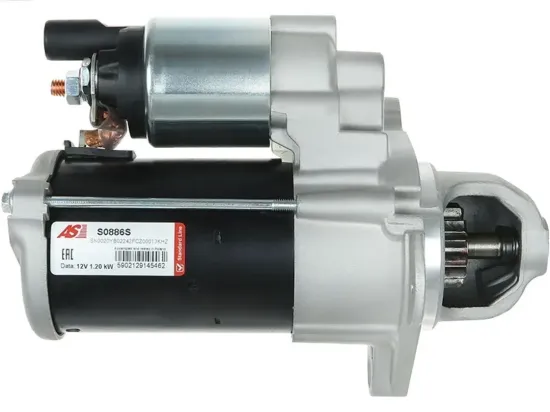 Starter 12 V 1,2 kW AS-PL S0886S Bild Starter 12 V 1,2 kW AS-PL S0886S